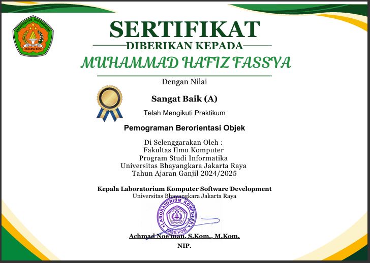 Certificate 9